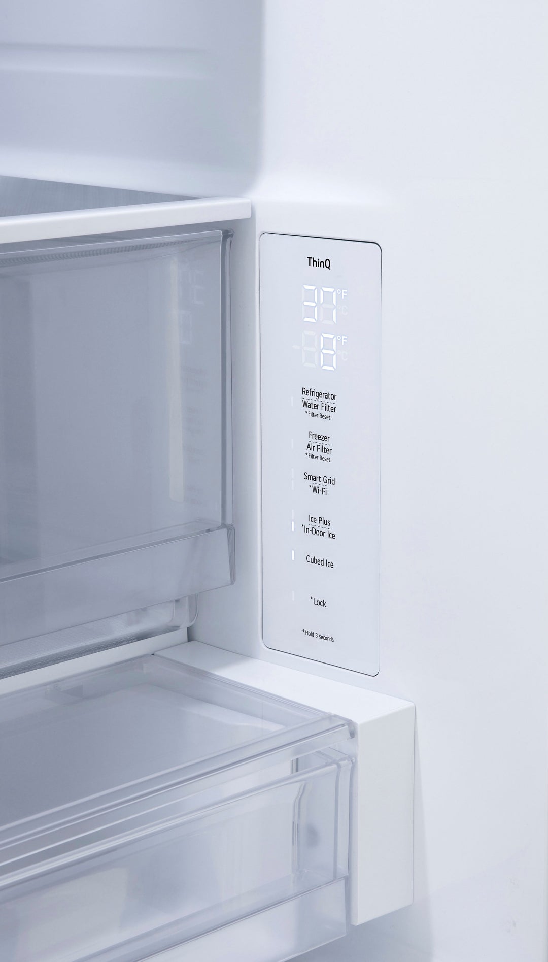 LG - 30.7 cu ft 3 Door French Door Refrigerator with Instaview - Stainless Steel_13