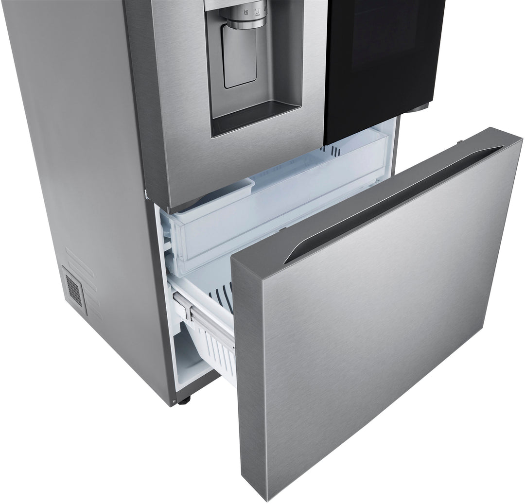 LG - 30.7 cu ft 3 Door French Door Refrigerator with Instaview - Stainless Steel_20