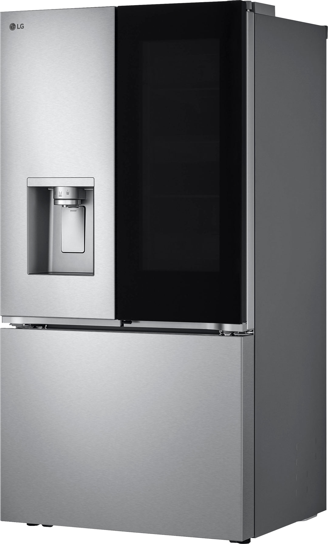LG - 30.7 cu ft 3 Door French Door Refrigerator with Instaview - Stainless Steel_28