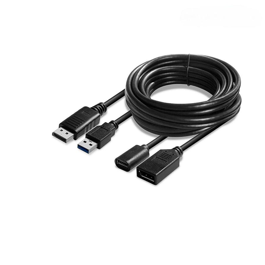 Hyperkin - 9' 2-in-1 VR Extension Cable for Oculus Rift S/Valve Index/HTC Vive - Black_0