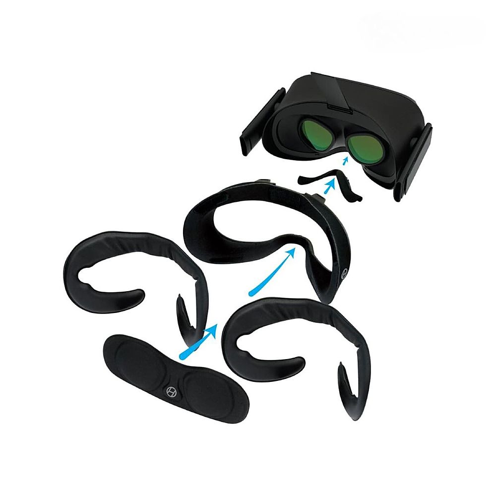 Hyperkin - Facial Interface and PU Leather Gasket Set for Oculus Quest - Black_1