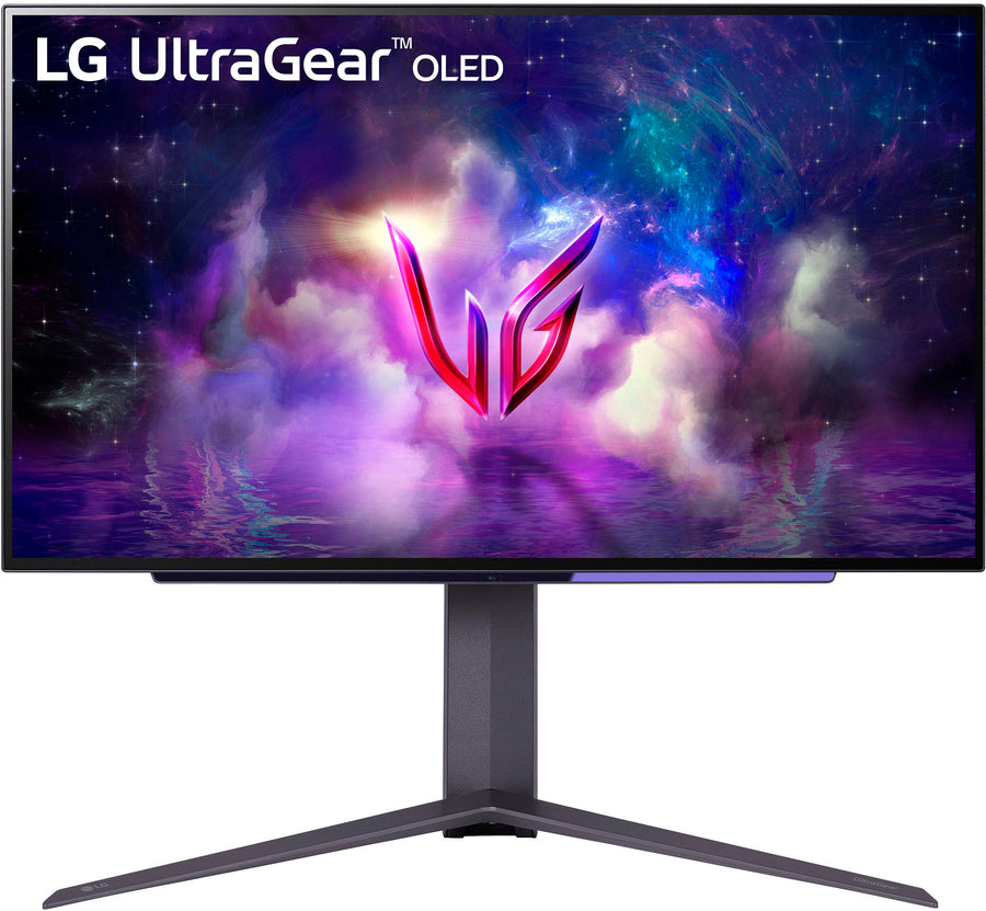 LG - UltraGear 27" OLED QHD 240Hz 0.03ms FreeSync and NVIDIA G-SYNC Compatible Gaming Monitor with HDR10 - Black_0