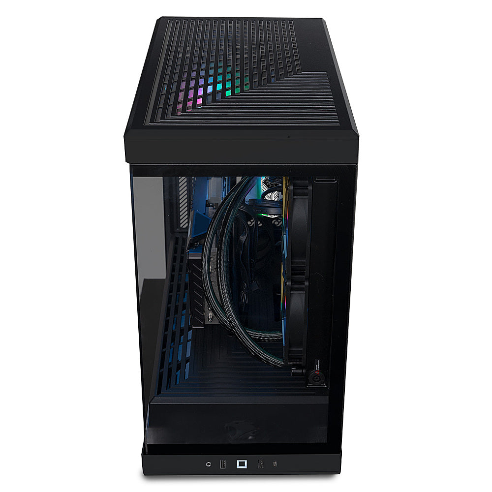 iBUYPOWER - Y40 Black Gaming Desktop - Intel Core i7-14700KF - GeForce RTX 4080 Super 16GB - 32GB DDR5 RAM - 2TB NVMe - Black_4