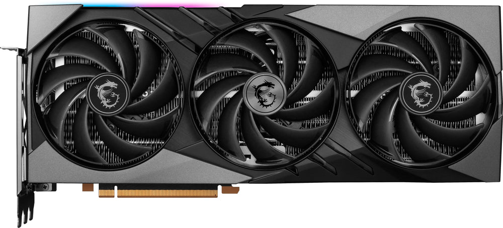 MSI - NVIDIA GeForce RTX 4090 GAMING SLIM 24G - 24GB DDR6X PCI Express 4.0 Graphics Card - Black_1