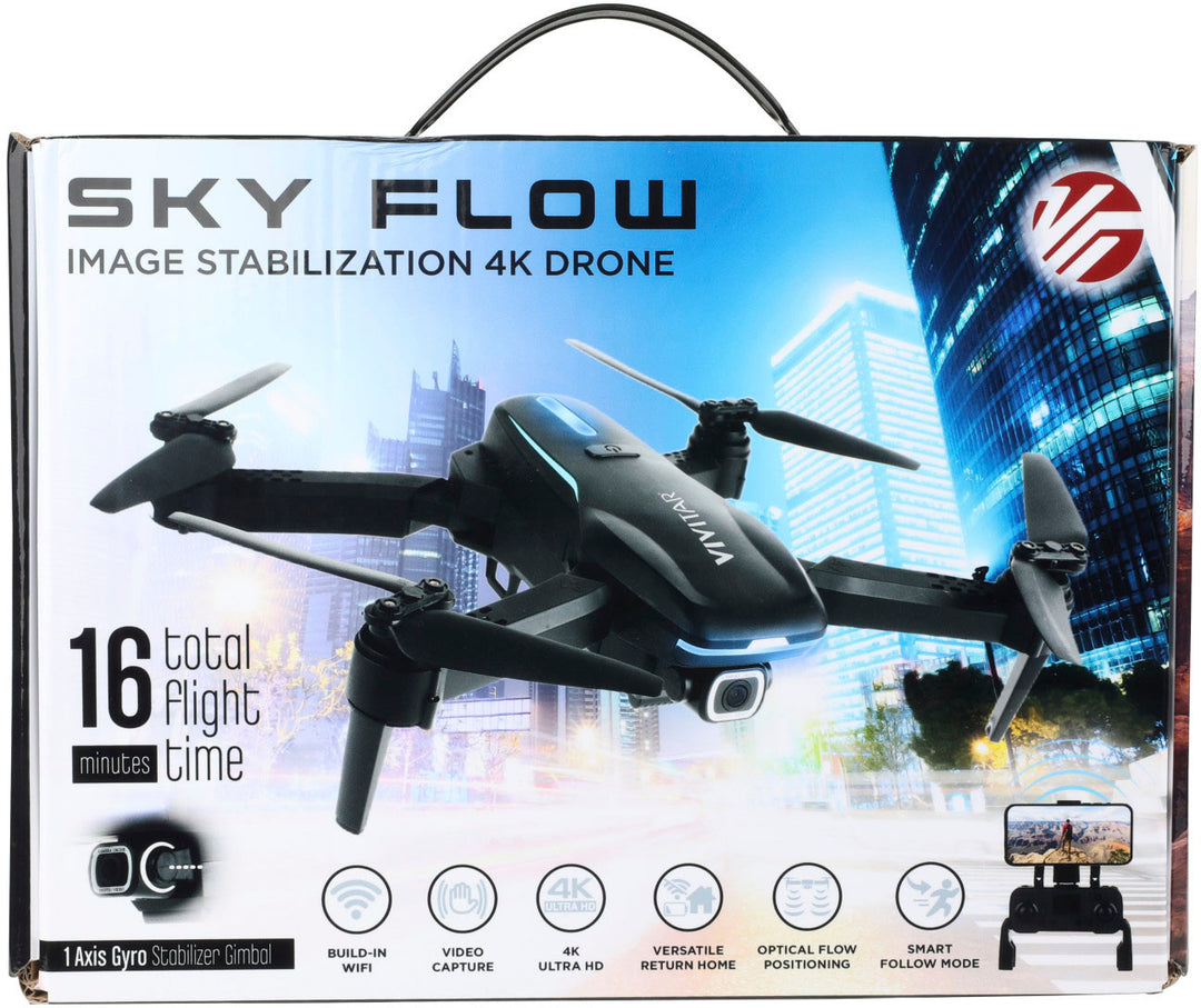 Vivitar - Sky Hawk 4K Drone with Built-in Wifi - Black_9
