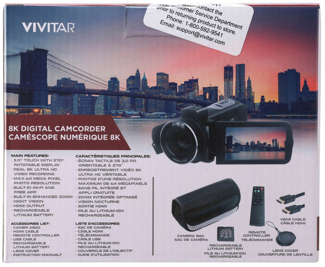 Vivitar 8K Digital Camcorder - Black_4