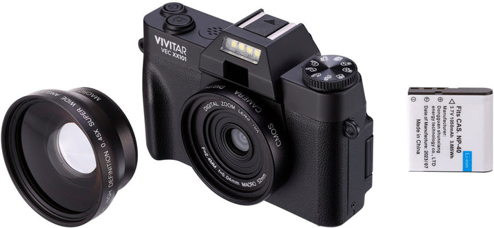 Vivitar 4K Point and Shoot Digital Camera - Black_5