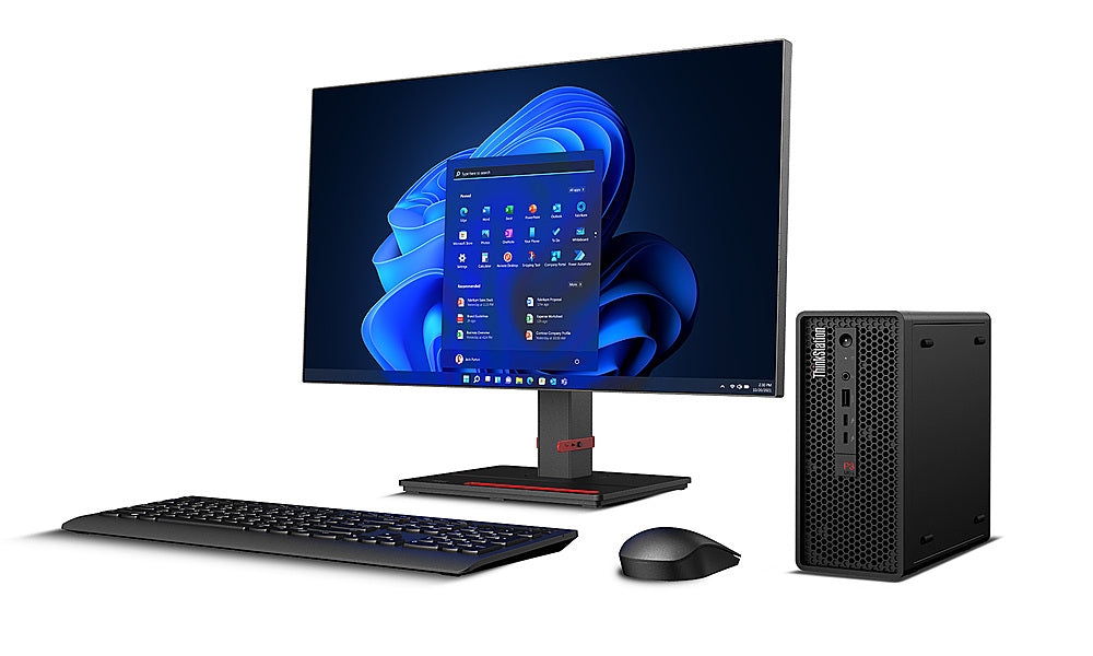 Lenovo - ThinkStation Desktop - Intel Core i5-13600 - 16GB Memory - 512GB SSD - Black_4