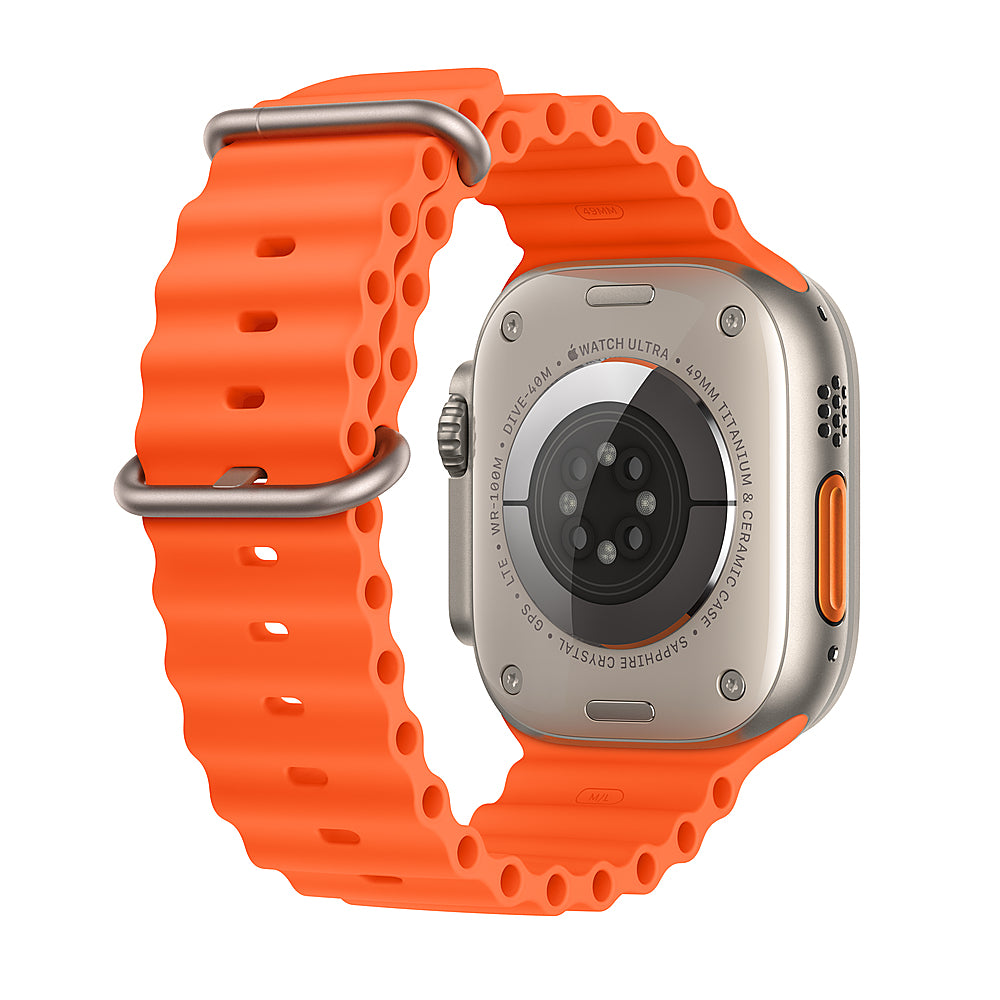 Apple Watch Ultra 2 GPS + Cellular 49mm Titanium Case with Orange Ocean Band - Titanium_1