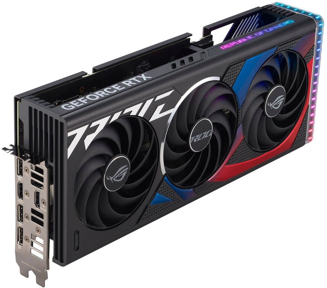 ASUS -  ROG Strix NVIDIA GeForce RTX 4070 SUPER Overclocked 12GB GDDR6X PCI Express 4.0 Graphics Card - Black_8