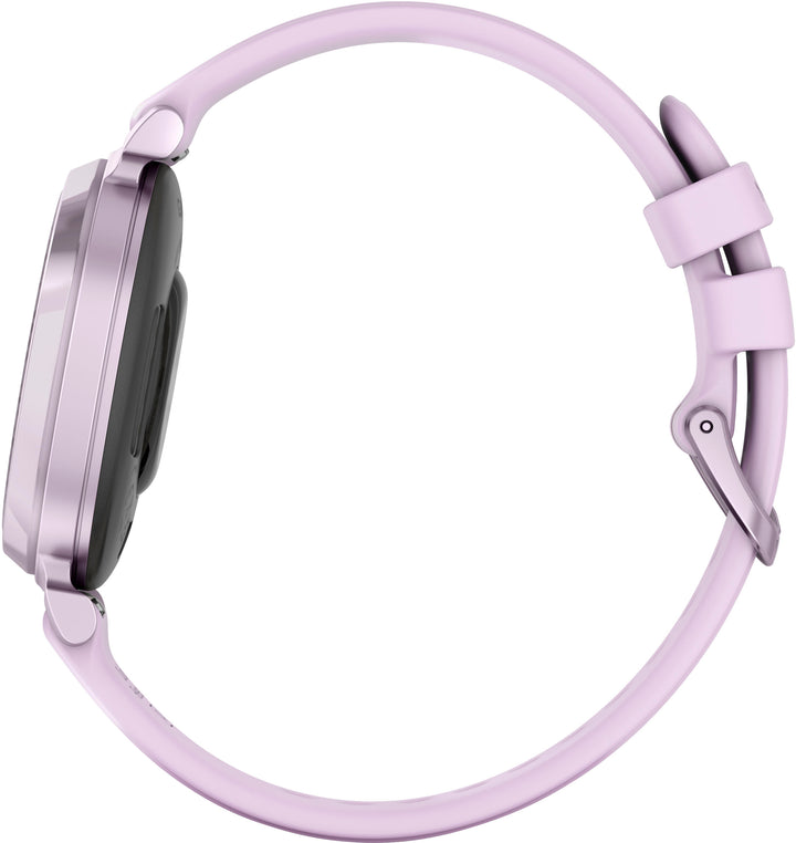 Garmin - Lily 2 Smartwatch 34 mm Anodized Aluminum - Metallic Lilac with Lilac Silicone Band_5