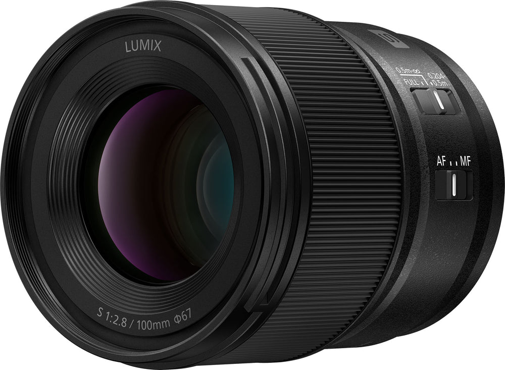 Panasonic - LUMIX Full Frame Camera Lens, S 100mm F2.8 MACRO_1