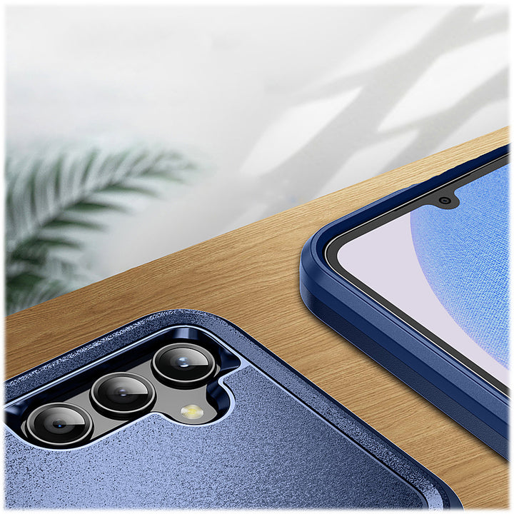 SaharaCase - ArmorPro Kickstand Case for Samsung Galaxy A25 5G - Blue_3