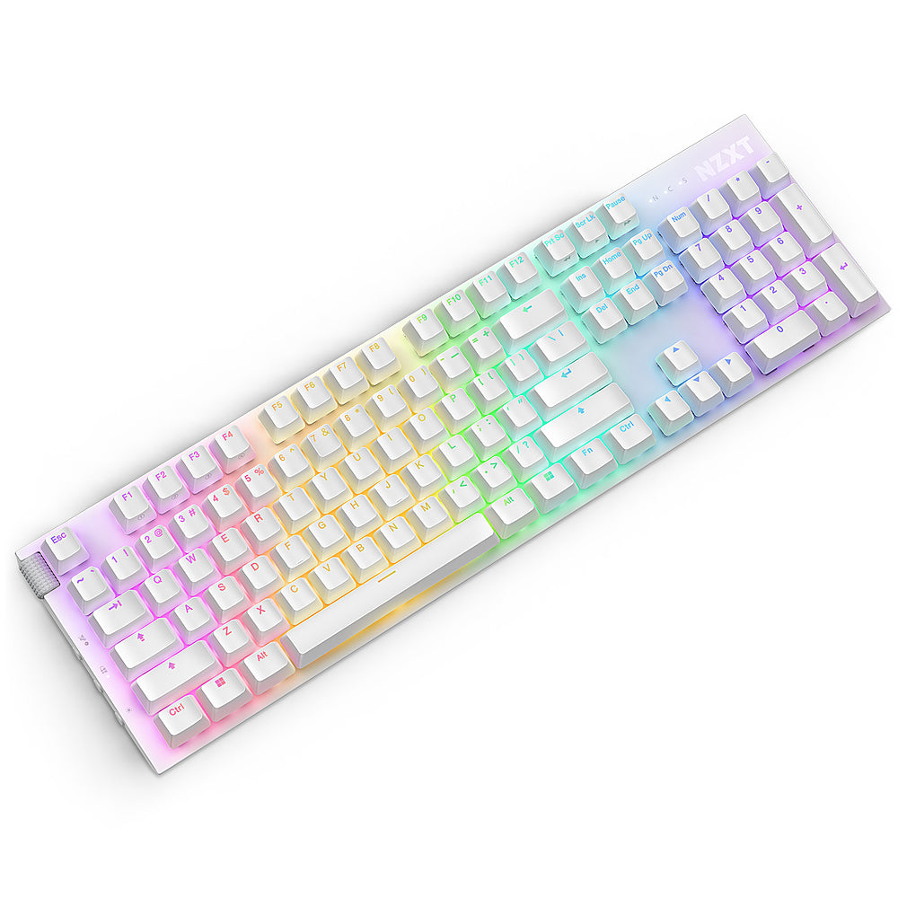 NZXT - Function 2 - Optical Gaming Keyboard - White_1