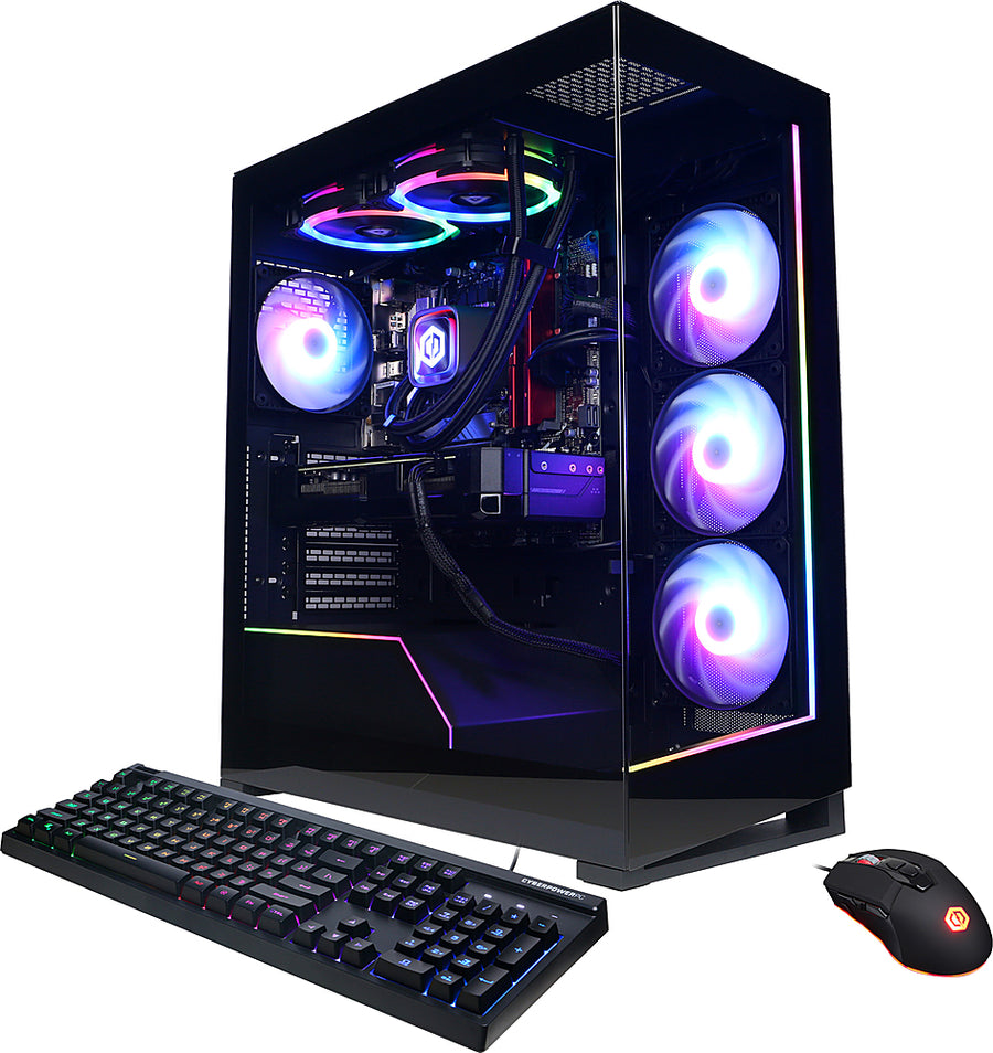 CyberPowerPC - Gamer Supreme Gaming Desktop - AMD Ryzen 7 8700G - 32GB Memory - NVIDIA GeForce RTX 4060 Ti 16GB - 2TB SSD - Black_0