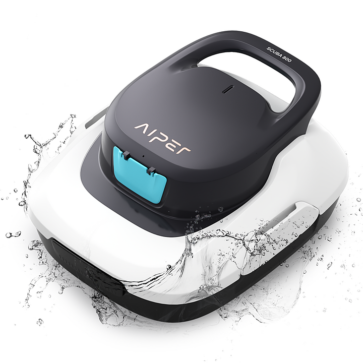 Aiper - Scuba 800 Cordless Robotic Pool Cleaner for Flat Above-Ground Pools up to 860sq.ft, Automatic Pool Vacuum - White_4
