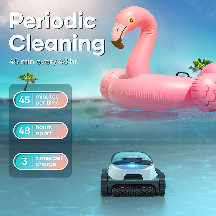 Aiper - Scuba N1 Cordless Robotic Pool Cleaner for In-Ground Pools up to 1600sq.ft, Automatic Pool Vacuum, Lasts 150 Mins - White_5