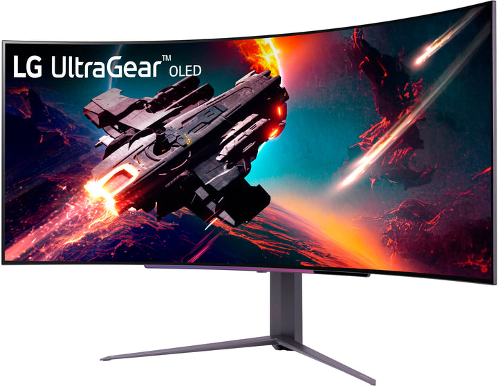 LG - UltraGear 45" OLED Curved WQHD 240Hz 0.03ms FreeSync and NVIDIA G-SYNC Compatible Gaming Monitor with HDR10 - Black_10