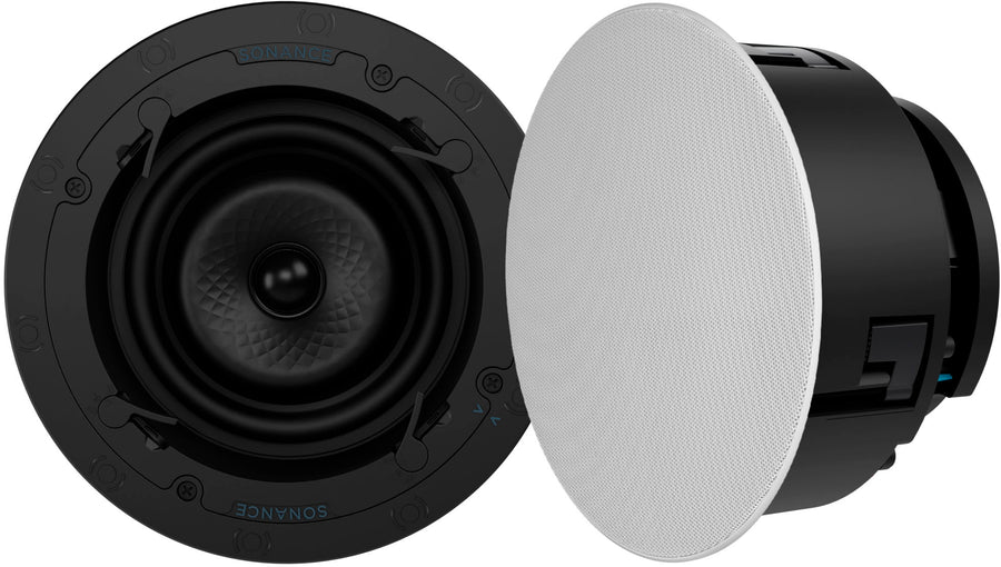 Sonance - VX62R - Visual Experience Series 6" Medium Round 2-Way Speakers (Pair) - Paintable White_0
