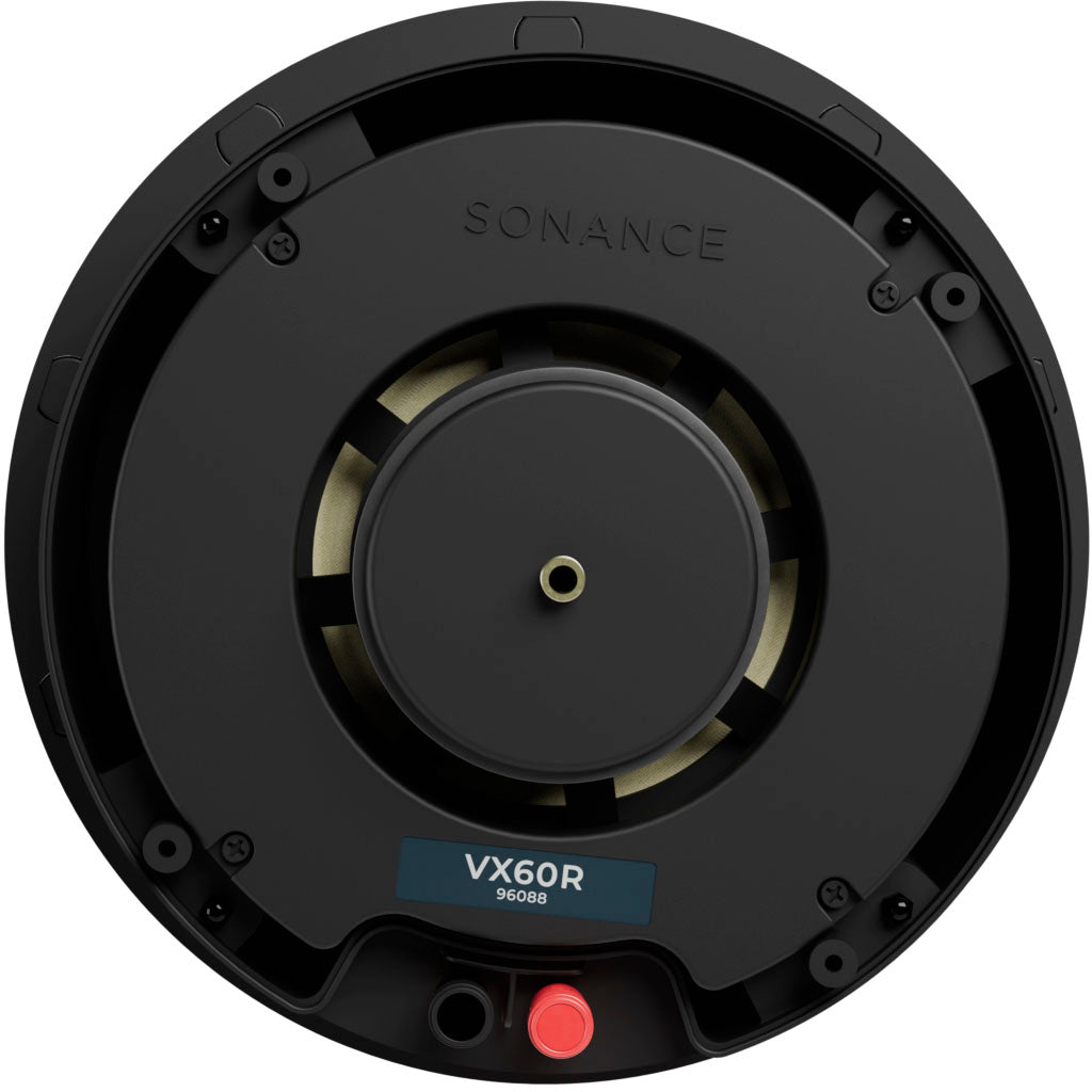 Sonance - VX60R - Visual Experience Series 6" Medium Round 2-Way Speakers (Pair) - Paintable White_2