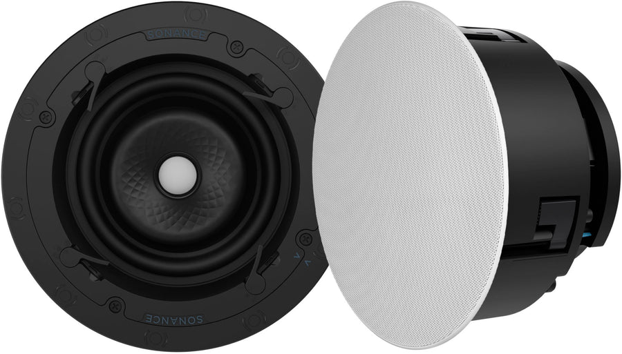 Sonance - VX64R - Visual Experience Series 6" Medium Round 2-Way Speakers (Pair) - Paintable White_0