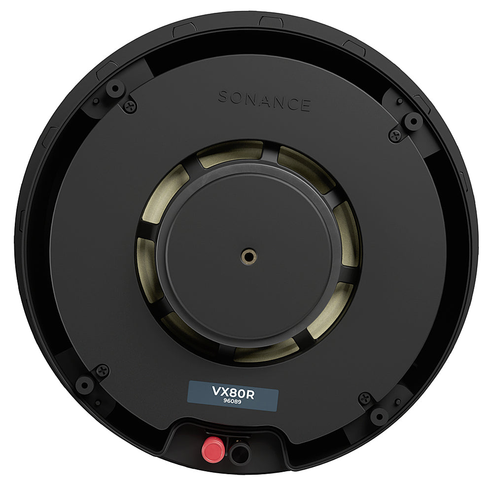 Sonance - VX80R - Visual Experience Series 8" Large Round 2-Way Speakers (Pair) - Paintable White_2