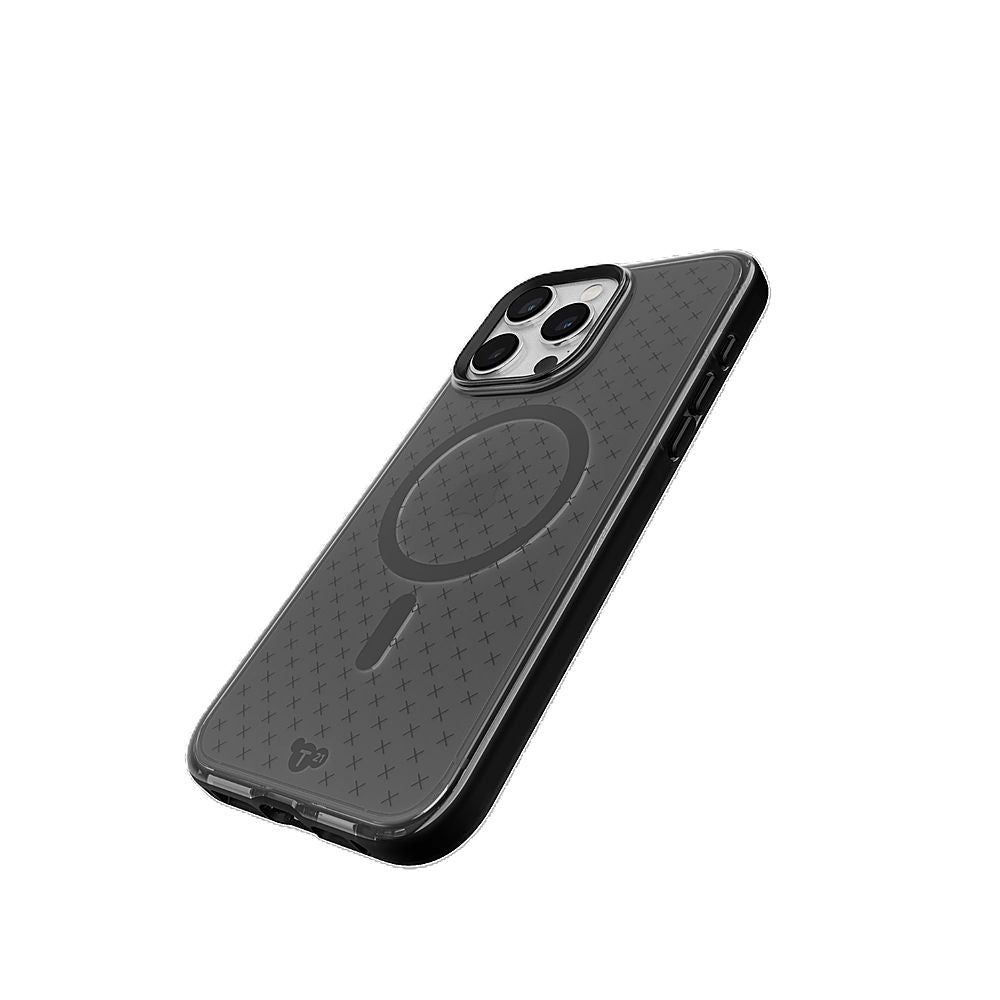 Tech21 - EvoCheck Case with MagSafe for Apple iPhone 15 Pro Max - Smokey/Black_1