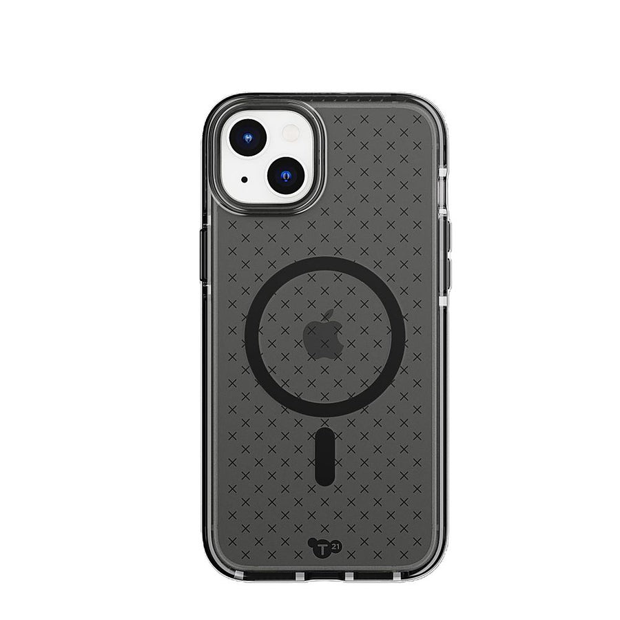 Tech21 - EvoCheck Case with MagSafe for Apple iPhone 15 Plus - Smokey/Black_0