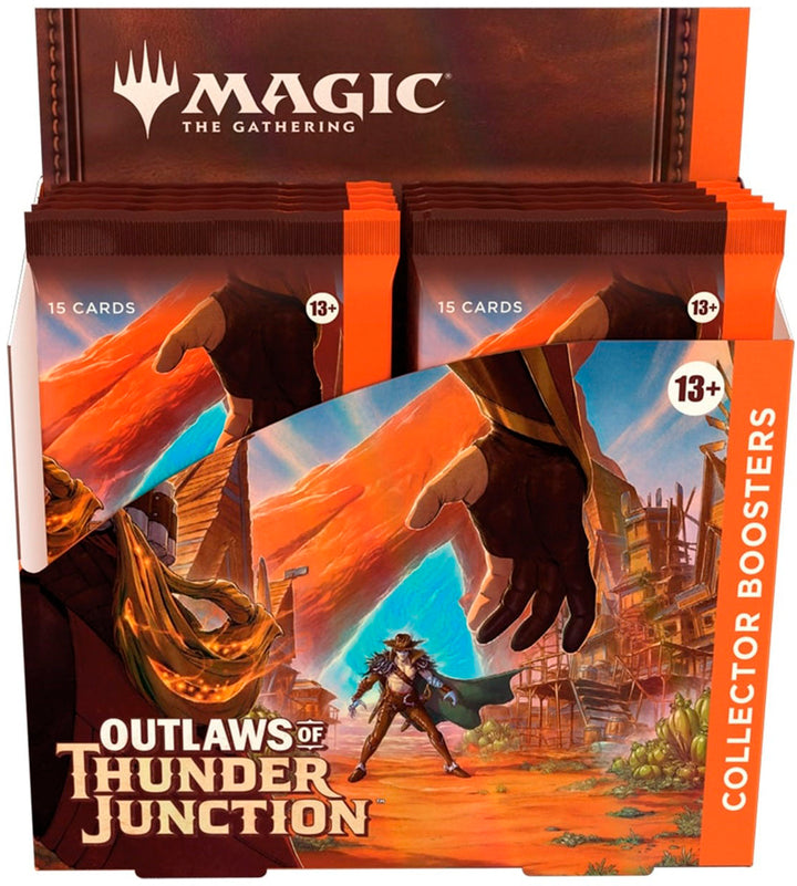 Wizards of The Coast - Magic: The Gathering Outlaws of Thunder Junction Collector Booster Box - 12 Packs (180 Magic Cards)_1
