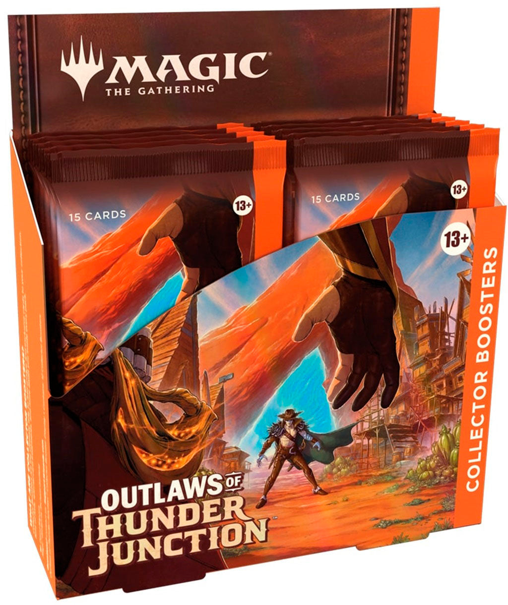 Wizards of The Coast - Magic: The Gathering Outlaws of Thunder Junction Collector Booster Box - 12 Packs (180 Magic Cards)_0