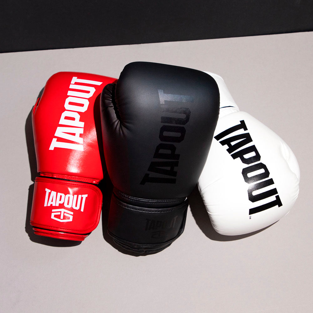 Tapout - Boxing Gloves with Mesh Palm for Men and Women - Black_2
