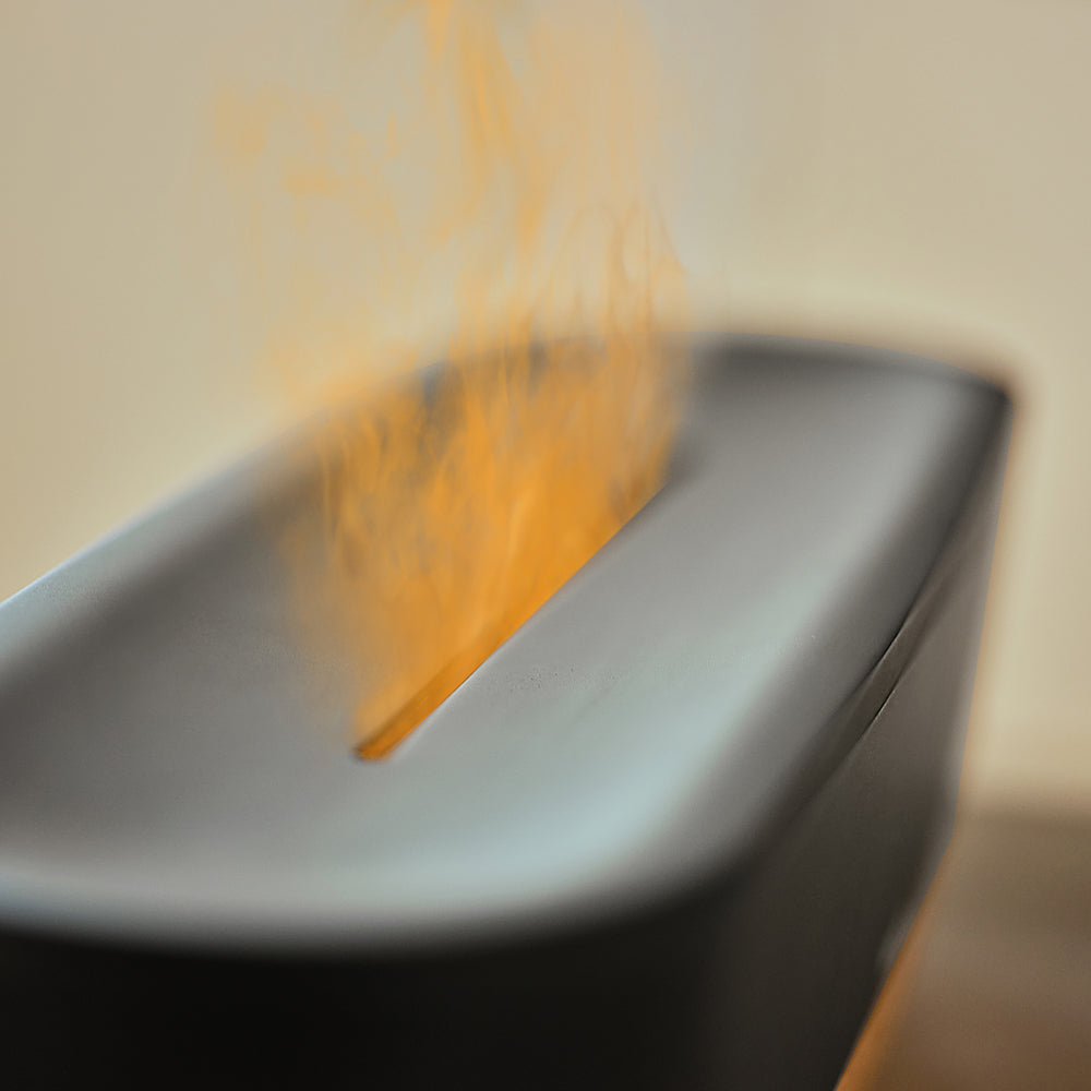 Homedics - 11-Hour Fireside Humidifier - Black_1