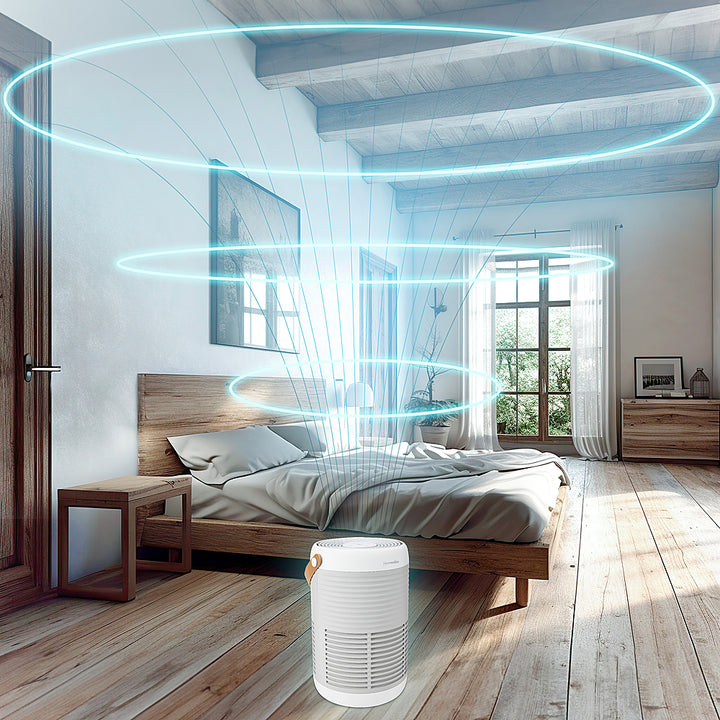 Homedics - Smart True Hepa Odor Reducing Large Room Air Purifier - White_3