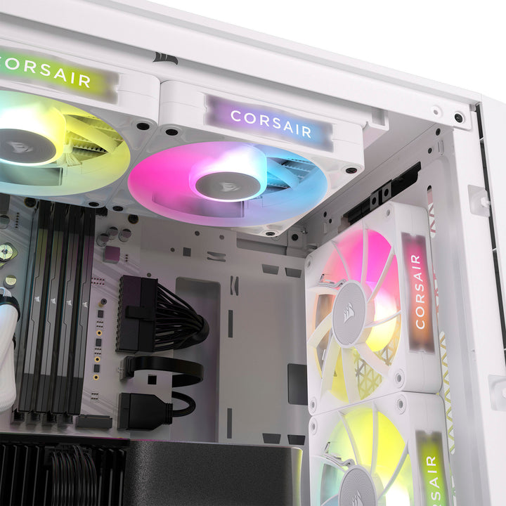 CORSAIR - iCUE LINK RX120 RGB 120mm PWM Computer Case Fan Expansion Fan - White_4