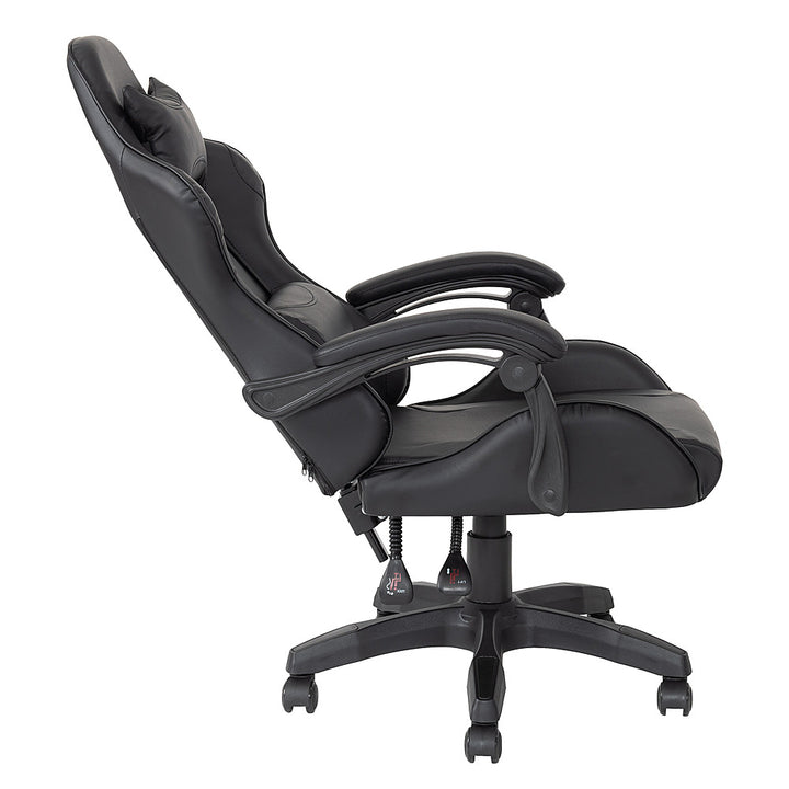 CorLiving LGY-702-G Ravagers Gaming Chair in White - Black_5