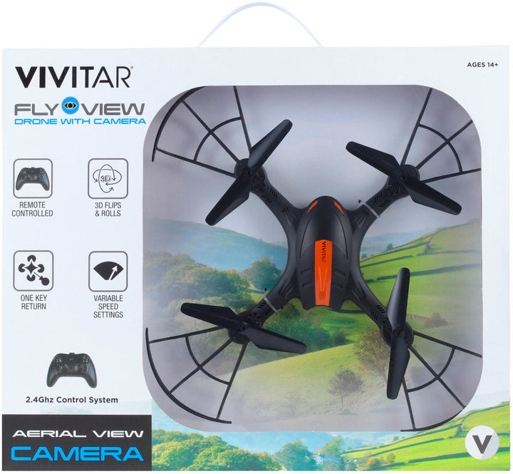Vivitar - Fly View Drone with Camera - Black_4