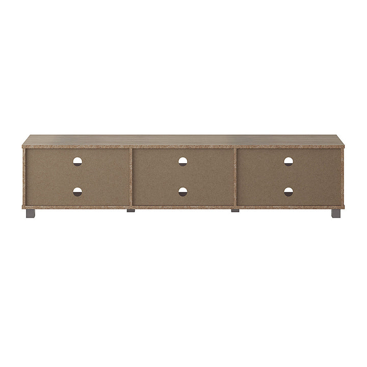 CorLiving - Hollywood Brown Wood Grain TV Stand for TVs up to 85" - Brown_4
