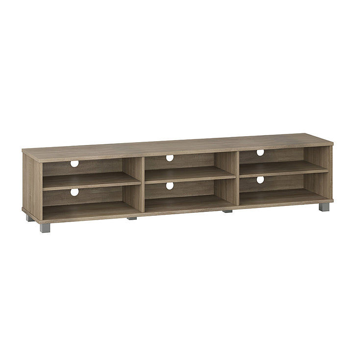 CorLiving - Hollywood Brown Wood Grain TV Stand for TVs up to 85" - Brown_1