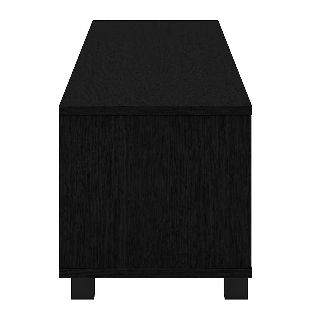 CorLiving - Hollywood Black TV Stand with Doors for TVs up to 85" - Black_9