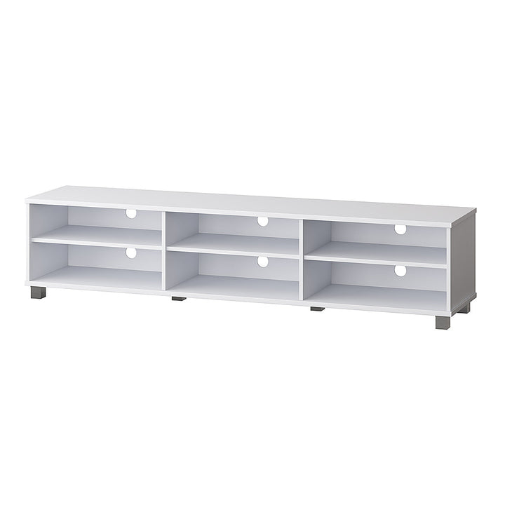 CorLiving - Hollywood White TV Stand for TVs up to 85" - White_3