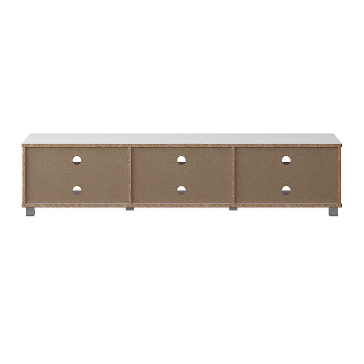 CorLiving - Hollywood White TV Stand for TVs up to 85" - White_4