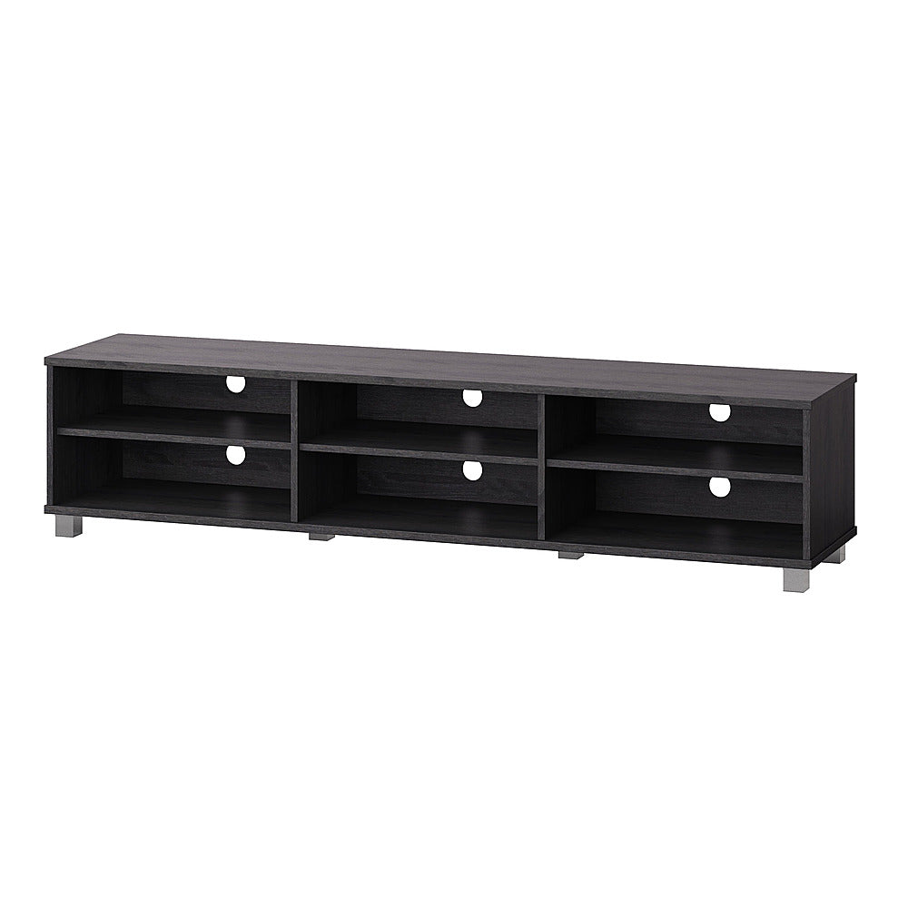CorLiving - Hollywood Gray Wood Grain TV Stand for TVs up to 85" - Gray_3