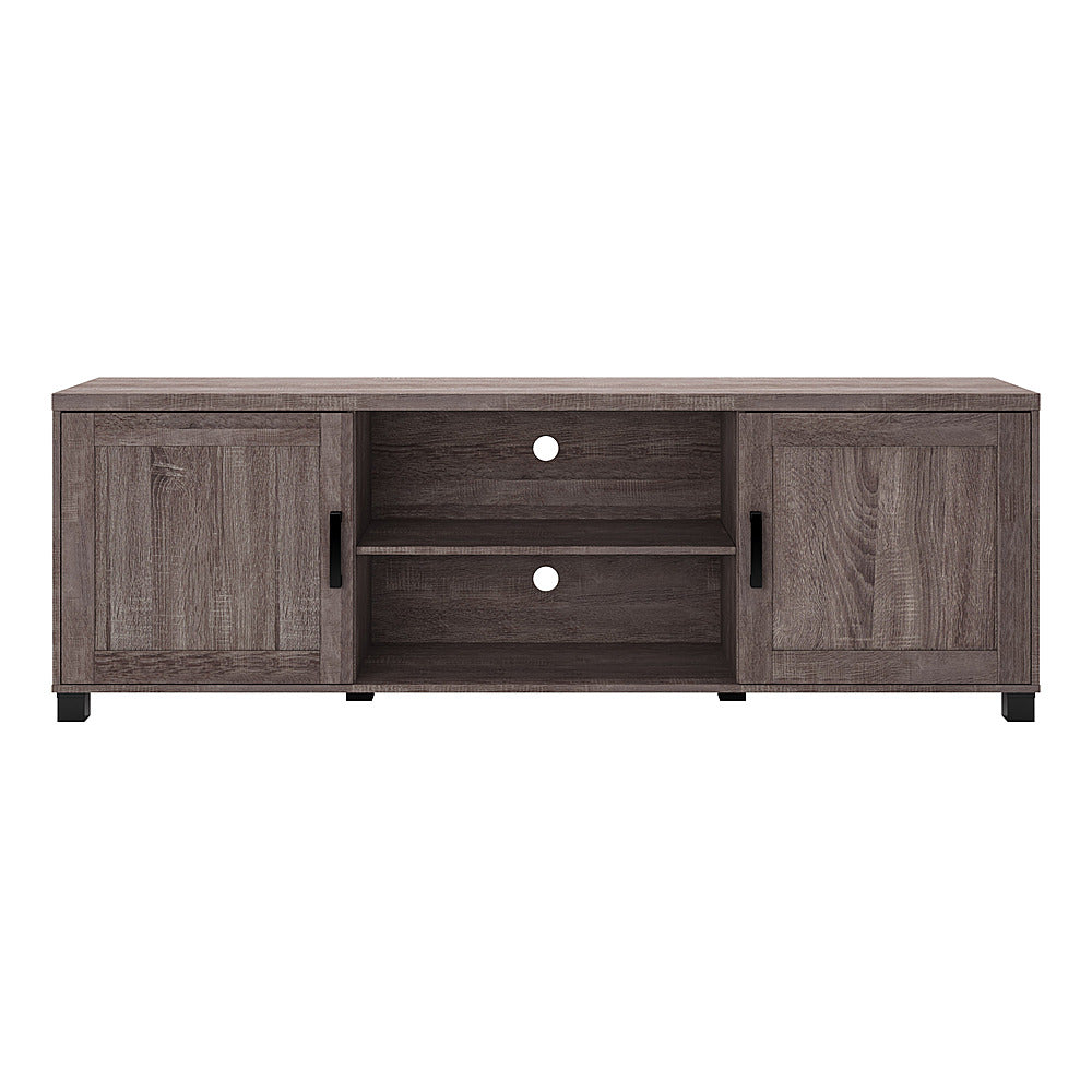 CorLiving - TV Stand with Doors, TVs up to 85" - Brown_0