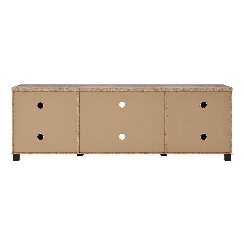 CorLiving - TV Stand with Doors, TVs up to 85" - Brown_5