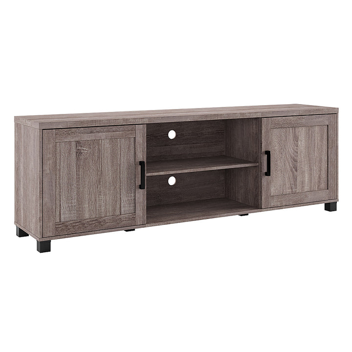 CorLiving - TV Stand with Doors, TVs up to 85" - Brown_8