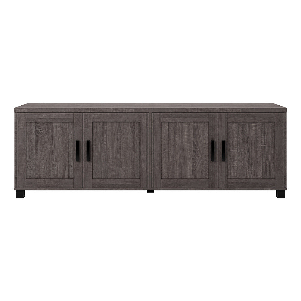 CorLiving - TV Stand with Doors, TVs up to 85" - Brown_0