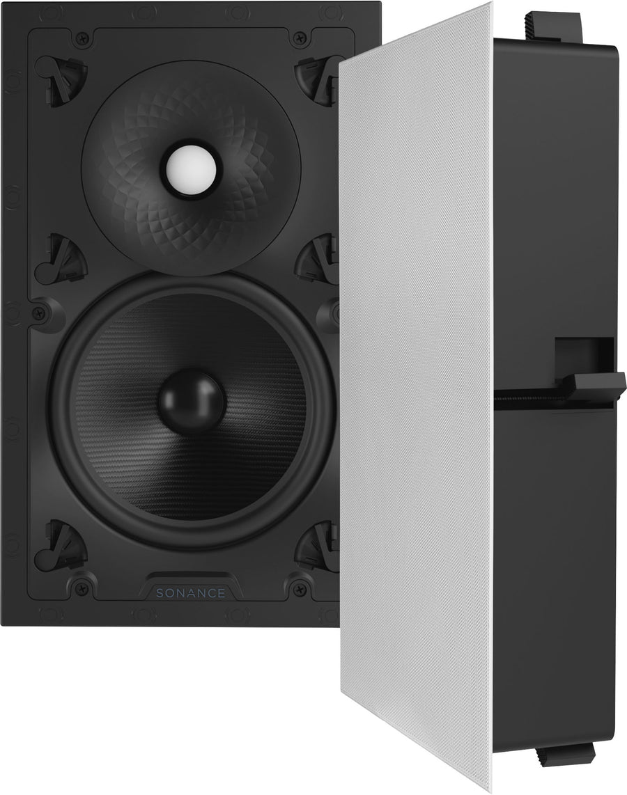 Sonance - VX86 RECTANGLE - Visual Experience Series 8" Large Rectangle 2-Way Speakers (Pair) - Paintable White_0