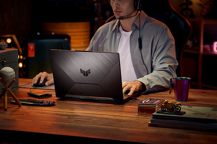 ASUS - TUF Gaming A15 15.6" 144Hz Gaming Laptop FHD - AMD Ryzen  5-7535HS with 8GB Memory - NVIDIA GeForce RTX 3050 - 512GB SSD - Graphite Black_3