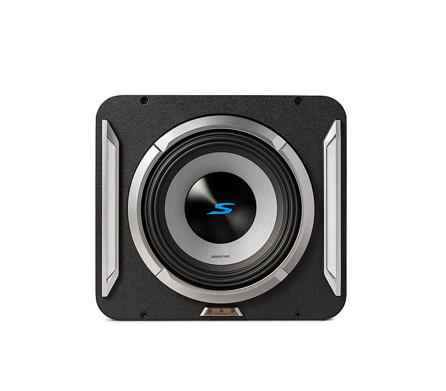 Alpine - PrismaLink S2-Series 10" Single Voice Coil 2 ohm Preloaded Subwoofer Wedge Enclosure - Black_0