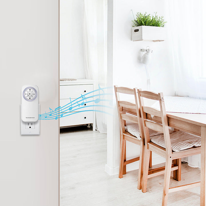 Wasserstein - Made for Google Nest Wired Doorbell Chime and Transmitter - White_4